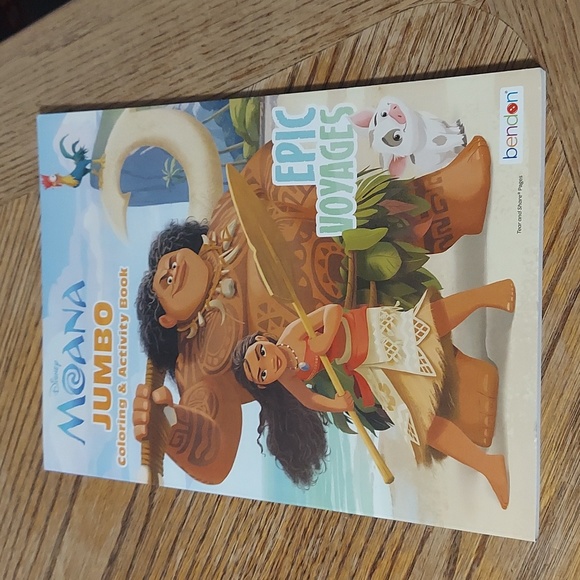 Disney Office Disney Moana Epic Voyages Jumbo Coloring Activity